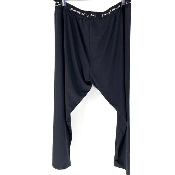 PrettyLittleThing Women's Plus Size Elasticated Band Leggings - US 20 - Picture 5 of 6